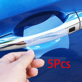 Maxbell 5Pcs Car Door Handle Cup Protector Invisible Universal Transparent