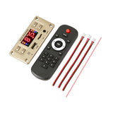 Maxbell Decoder Board 2*50W Support TF/USB TPA3116 DC 8V-24V Car Radio for Car Large Remote control