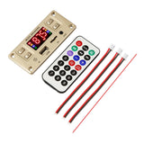Maxbell Decoder Board 2*50W Support TF/USB TPA3116 DC 8V-24V Car Radio for Car Small Remote control