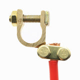 Maxbell 2 Pieces Top Post Battery Terminal Connector Clamps for Car