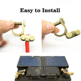 Maxbell 2 Pieces Top Post Battery Terminal Connector Clamps for Car