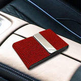 Maxbell ID Card Holder Wallet Pocket for ID Card Red