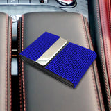 Maxbell ID Card Holder Wallet Pocket for ID Card Blue