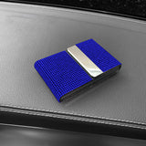 Maxbell ID Card Holder Wallet Pocket for ID Card Blue