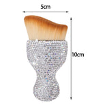 Maxbell Auto Cleaning Brushes Duster Rhinestone Handle Dusting Tool for Wheel White