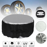Maxbell Tire Cover Storage Bag Oxford Cloth Dustproof for Vehicle Tyre Wheel L