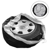 Maxbell Tire Cover Storage Bag Oxford Cloth Dustproof for Vehicle Tyre Wheel L