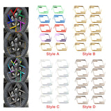 Maxbell Wheel Hub Sticker Decals Decorative for Byd Atto 3 Fine Workmanship Style A