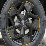 Maxbell Wheel Hub Sticker Decals Decorative for Byd Atto 3 Fine Workmanship Style B