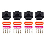 Maxbell 4x Ignition Coil Connector Plug Easy Installation for A8 Parts Replace Female Head