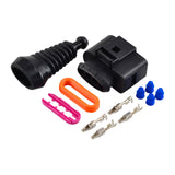 Maxbell 4x Ignition Coil Connector Plug Easy Installation for A8 Parts Replace Female Head