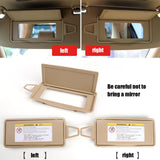 Maxbell Sun Visor Sunshade Mirror Cover 220 810 0210 for Mercedes-Benz W220 Black Left