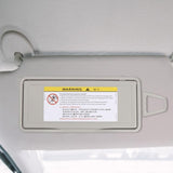 Maxbell Sun Visor Sunshade Mirror Cover 220 810 0210 for Mercedes-Benz W220 Gray Left