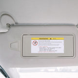 Maxbell Sun Visor Sunshade Mirror Cover 220 810 0210 for Mercedes-Benz W220 Gray Right
