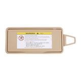 Maxbell Sun Visor Sunshade Mirror Cover Cap 2218104117 for Mercedes-Benz W221 Beige Left