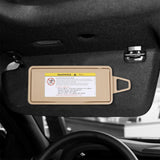 Maxbell Sun Visor Sunshade Mirror Cover Cap 2218104117 for Mercedes-Benz W221 Beige Left