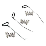Maxbell 6 Pieces Dent Repair Rod Kit Paintless Puller for Auto Body Door Dings Middle