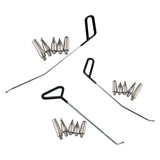 Maxbell 6 Pieces Dent Repair Rod Kit Paintless Puller for Auto Body Door Dings Middle