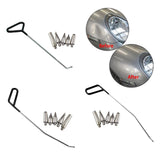 Maxbell 6 Pieces Dent Repair Rod Kit Paintless Puller for Auto Body Door Dings Middle