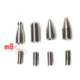 Maxbell 6 Pieces Dent Repair Rod Kit Paintless Puller for Auto Body Door Dings Left Hand