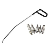Maxbell 6 Pieces Dent Repair Rod Kit Paintless Puller for Auto Body Door Dings Left Hand