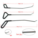 Maxbell 6 Pieces Dent Repair Rod Kit Paintless Puller for Auto Body Door Dings Left Hand