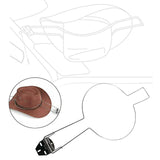 Maxbell Stainless Steel Cowboy Hat Holder Spring Loaded Hat Rack for Car