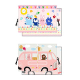 Maxbell Car Sun Shade Curtain Window Shades Children Sun Protection Side Window Giraffe driving