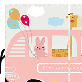 Maxbell Car Sun Shade Curtain Window Shades Children Sun Protection Side Window Giraffe driving