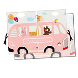 Maxbell Car Sun Shade Curtain Window Shades Children Sun Protection Side Window Giraffe driving