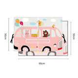 Maxbell Car Sun Shade Curtain Window Shades Children Sun Protection Side Window Giraffe driving