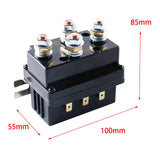 Maxbell 12V 500A Winch Solenoid Relay Contactor for 12000lbs Winch SUV Truck