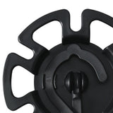 Maxbell Electric Motorcycle Charger Hanging 360 Rotation Tray Portable Self Paste Black