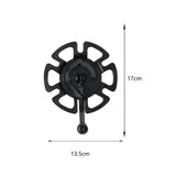 Maxbell Electric Motorcycle Charger Hanging 360 Rotation Tray Portable Self Paste Black