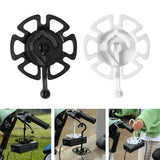 Maxbell Electric Motorcycle Charger Hanging 360 Rotation Tray Portable Self Paste Black