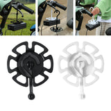 Maxbell Electric Motorcycle Charger Hanging 360 Rotation Tray Portable Self Paste Black