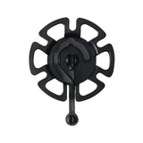 Maxbell Electric Motorcycle Charger Hanging 360 Rotation Tray Portable Self Paste Black