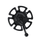 Maxbell Electric Motorcycle Charger Hanging 360 Rotation Tray Portable Self Paste Black