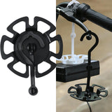 Maxbell Electric Motorcycle Charger Hanging 360 Rotation Tray Portable Self Paste Black
