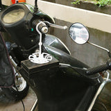 Maxbell Electric Motorcycle Charger Hanging 360 Rotation Tray Portable Self Paste White