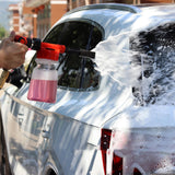Maxbell Foam Bottle Sprayer 1L Car Washer Foam Pot Professional for Gardening Clear
