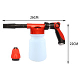 Maxbell Foam Bottle Sprayer 1L Car Washer Foam Pot Professional for Gardening White