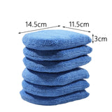 Maxbell Car Wax Applicator Pad with pocket for cleaning Furniture Blue