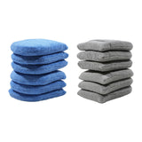 Maxbell Car Wax Applicator Pad with pocket for cleaning Furniture Blue