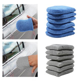 Maxbell Car Wax Applicator Pad with pocket for cleaning Furniture Blue