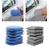 Maxbell Car Wax Applicator Pad with pocket for cleaning Furniture Blue