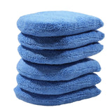Maxbell Car Wax Applicator Pad with pocket for cleaning Furniture Blue