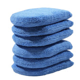 Maxbell Car Wax Applicator Pad with pocket for cleaning Furniture Blue