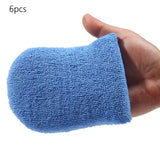 Maxbell Car Wax Applicator Pad with pocket for cleaning Furniture Blue