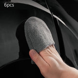 Maxbell Car Wax Applicator Pad with pocket for cleaning Furniture Gray